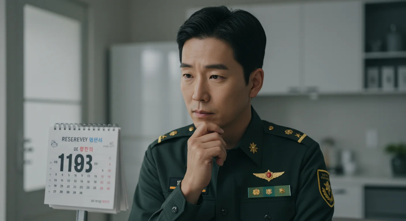 간부 예비군 기간, 얼마나 될까요?