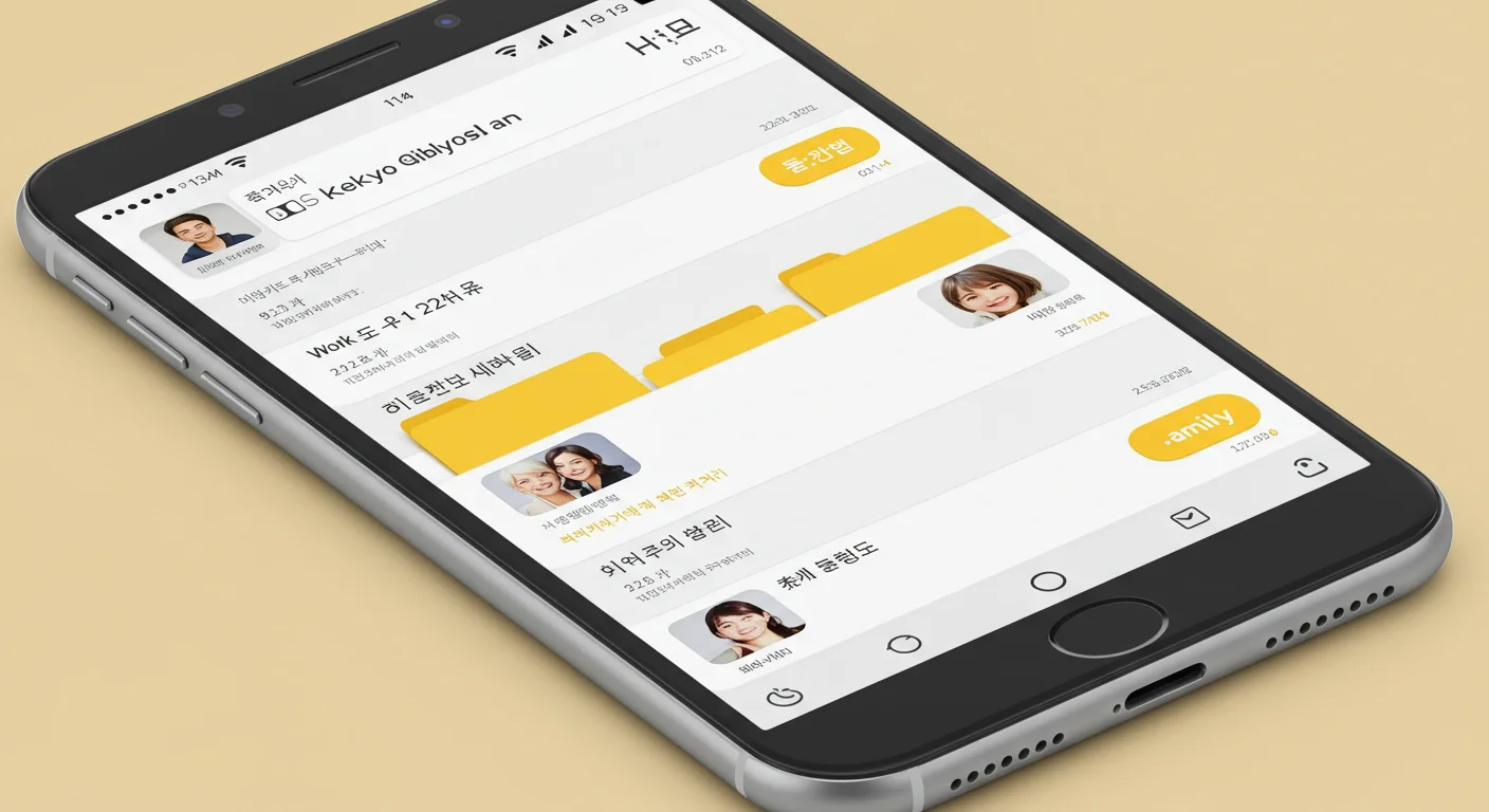 지저분한 채팅방, 깔끔하게 정리해요!